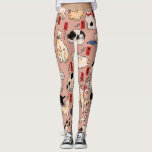 japanska katter Ukiyo-e Funny kattunge Leggings<br><div class="desc">Den här bilden baseras på ukiyo-e Cats-utskriften från den japanska tryckkonstanten Utagawa Kuniyoshi (1797-1861). Den här antika ukiyo-e-utskriften har femtiofem katter som verkar göra alla sorters kattunge sak. Katter som föreslås som 53 Station i Tōkaidō,  1850</div>