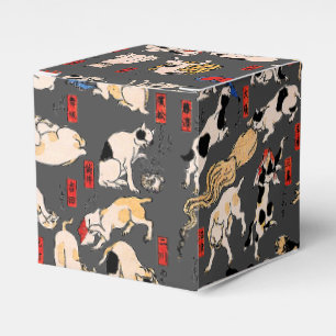 japanska katter Ukiyo-e Funny kattunge Presentaskar