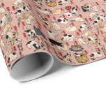 japanska katter Ukiyo-e Funny kattunge Presentpapper<br><div class="desc">Den här bilden baseras på ukiyo-e Cats-utskriften från den japanska tryckkonstanten Utagawa Kuniyoshi (1797-1861). Den här antika ukiyo-e-utskriften har femtiofem katter som verkar göra alla sorters kattunge sak. Katter som föreslås som 53 Station i Tōkaidō,  1850</div>