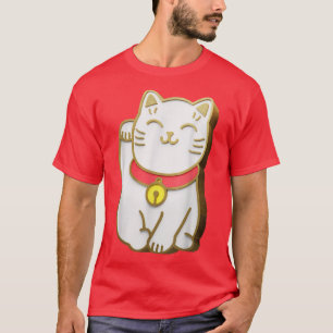 Japanska Kawaii Lucky Cat MenekiNeko Japan Graphic T Shirt