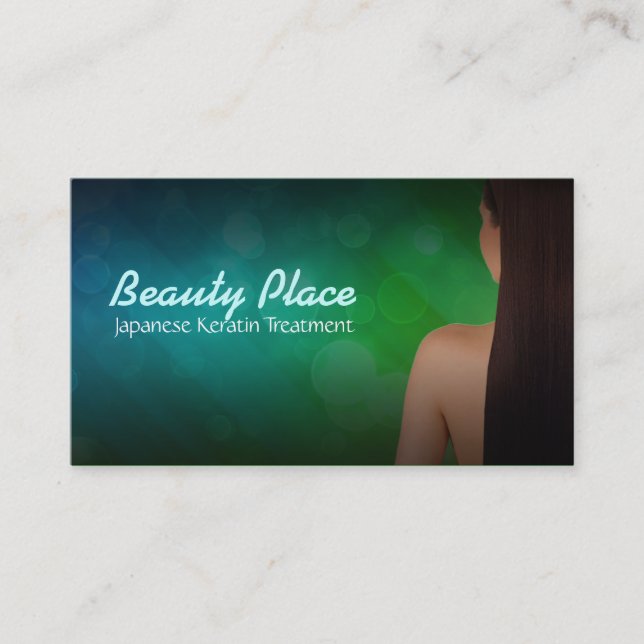 japanska keratinbehandlingvisitkortar visitkort (Framsida)