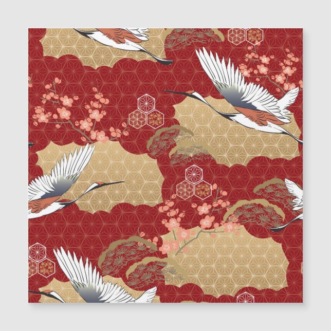Japanska Kimono Cherry-Blommar (Framsida)