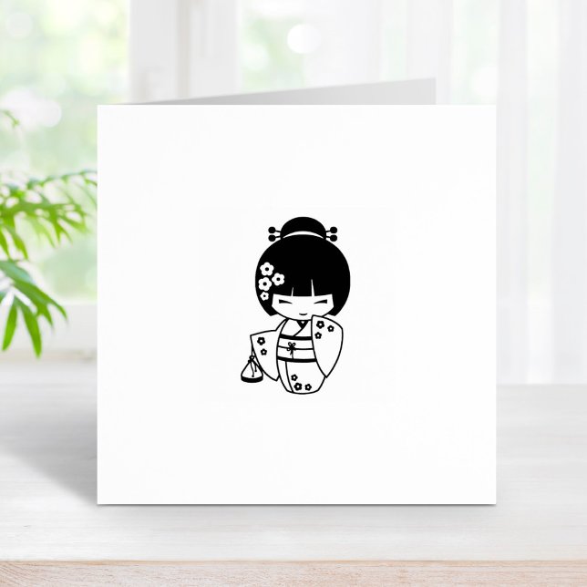 Japanska Kimono Geisha 2 Stämpel (Skapare uppladdad)