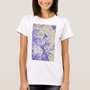Japanska KIMONO Textile, Chrysanthemum T Shirt