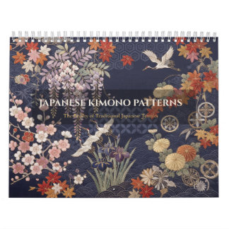 Japanska Kimonomönster Väggkalender Kalender
