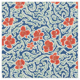 Japanska kinesiska Traditional Mönster Fabric Tyg