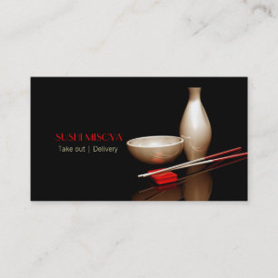 Japanska, kinesiska, Wok, Sushi, Teriyaki, Food Visitkort