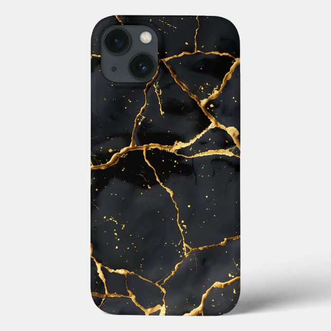 Japanska Kintsugi Black & Guld (Baksida)