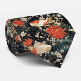 Japanska Koi Fish Seamless Mönster Slips