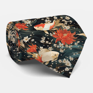 Japanska Koi Fish Seamless Mönster Slips