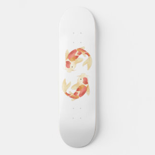 Japanska Koi-fiskar Mini Skateboard Bräda 18,5 Cm