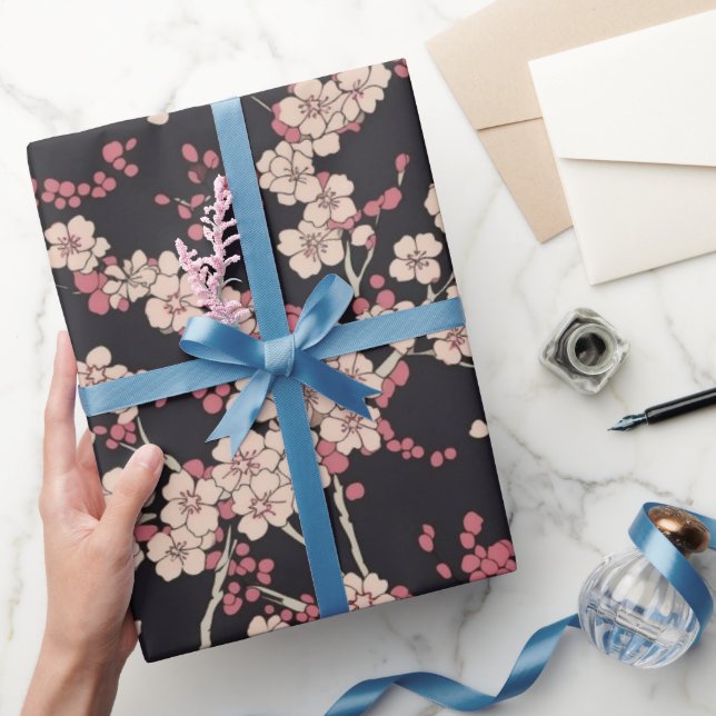 Japanska Koi-fiskar Sakura-mönster  Presentpapper (Gifting)