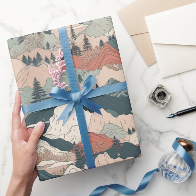 Japanska Koi-fiskar Sakura-mönster  Presentpapper (Gifting)