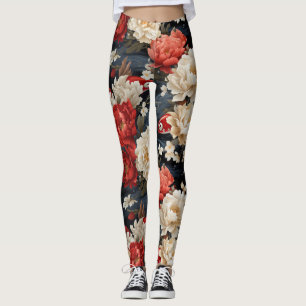 Japanska Koi-fiskar Sömlöst Mönster Leggings