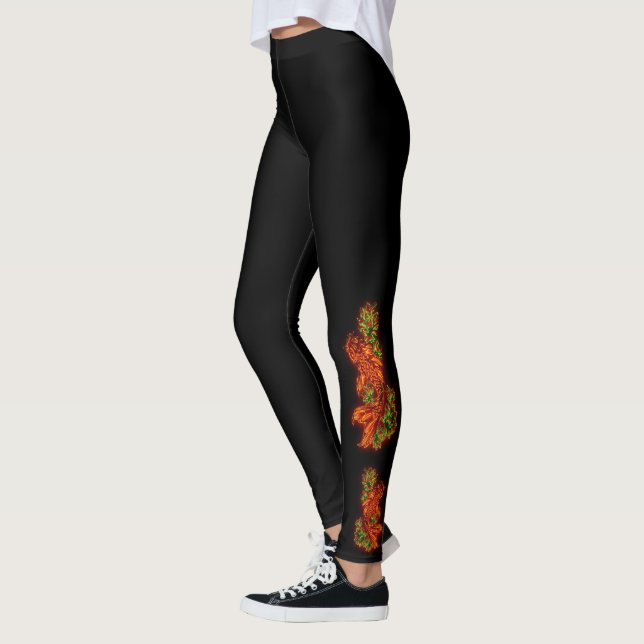 Japanska Koi Leggings (Vänster)