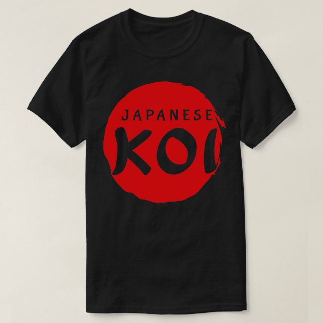 Japanska Koi T Shirt (Design framsida)