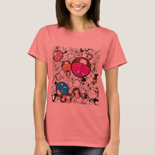 Japanska Kokeshi dockor Tee Shirt