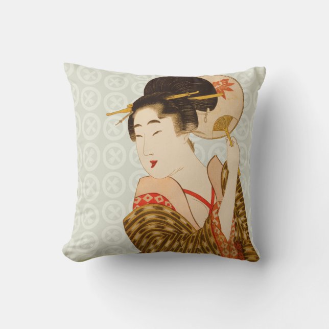 Japanska konstdesigndekorativ kudde (Framsida)