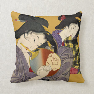 Japanska konstdesigndekorativ kudde