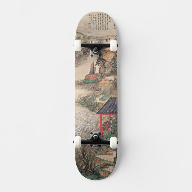 Japanska konstskateboards skateboard bräda 20,5 cm (Framsida)