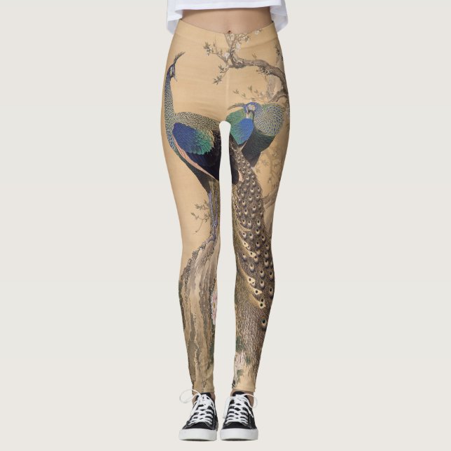 Japanska konstverk leggings (Framsida)