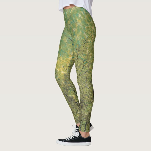 Japanska konstverk leggings (Vänster)