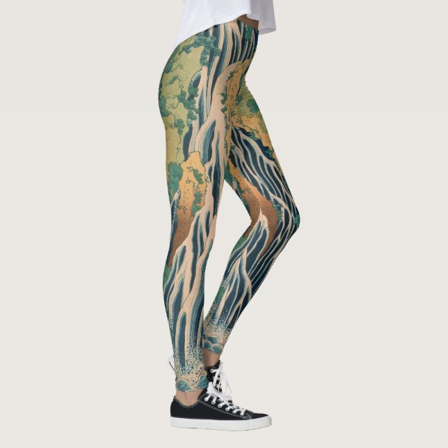 Japanska konstverk leggings (Höger)