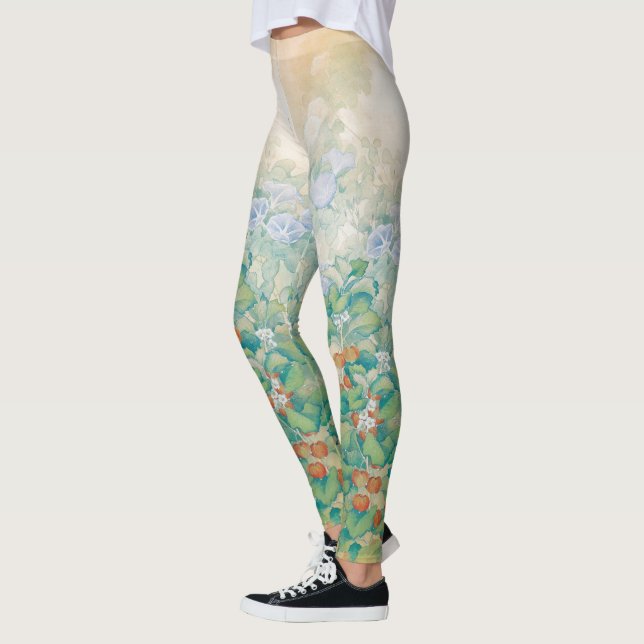 Japanska konstverk leggings (Vänster)