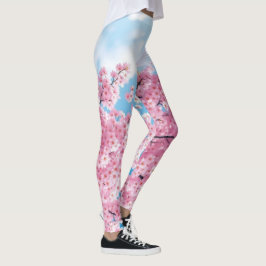 Japanska körsbär blommar Leggings