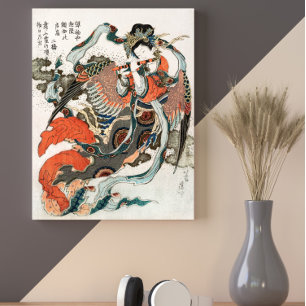 Japanska kvinnor av Katsushika Hokusai Poster
