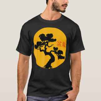 Japanska kvinnor Manar Kids Retro Bonsai Träd T Shirt