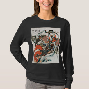 Japanska kvinnor, uppspelningsflöjt t shirt