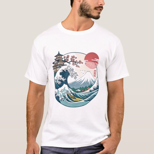 JAPANSKA LANDSKAPER T SHIRT (Framsida)