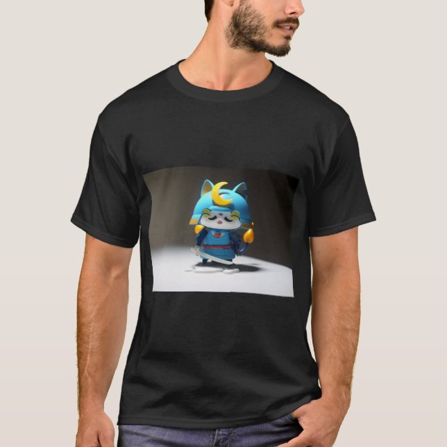 Japanska Leksak Figurine Art Tee (Framsida)