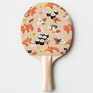 Japanska livsmedel: Sushi Mönster 3 Pingisracket