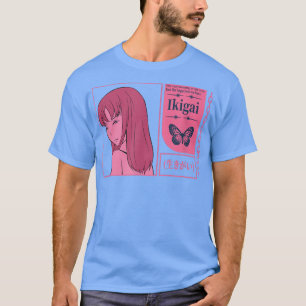 Japanska LoFi Girl Anime-tecken Japan Aestheti T Shirt
