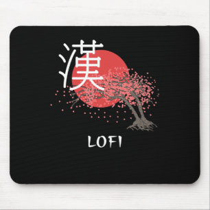 Japanska Lofi Hip hop Kanji Cherry-Blommarna Lofi Musmatta