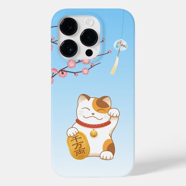 Japanska Lucky Cat, Calico Maneki Neko (Baksida)