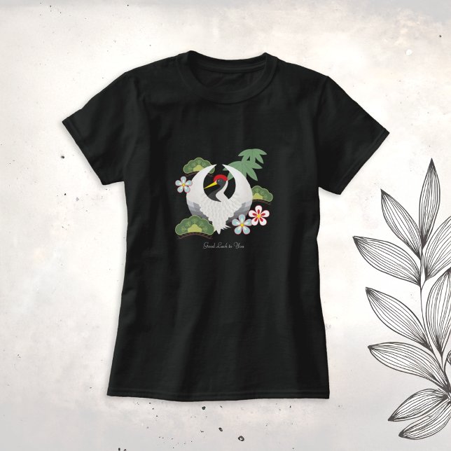 Japanska Lucky Symbols Firande Black T-shirt (Skapare uppladdad)