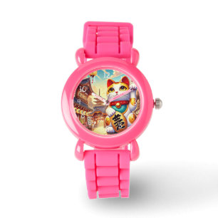 Japanska Maneki Neko Armbandsur