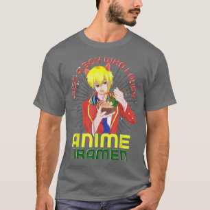 Japanska Manga Otaku Boys Ramen Noodles Japan Kawa T Shirt