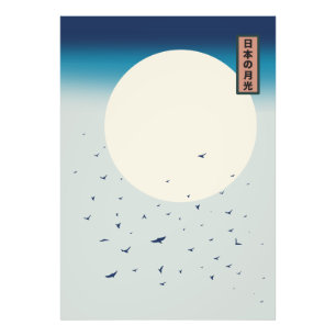 Japanska månljus sväljer fototryck