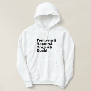 Japanska Mat Tempura & Ramen & Onigiri & Sushi. Hoodie