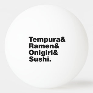 Japanska Mat Tempura & Ramen & Onigiri & Sushi. Pingisboll