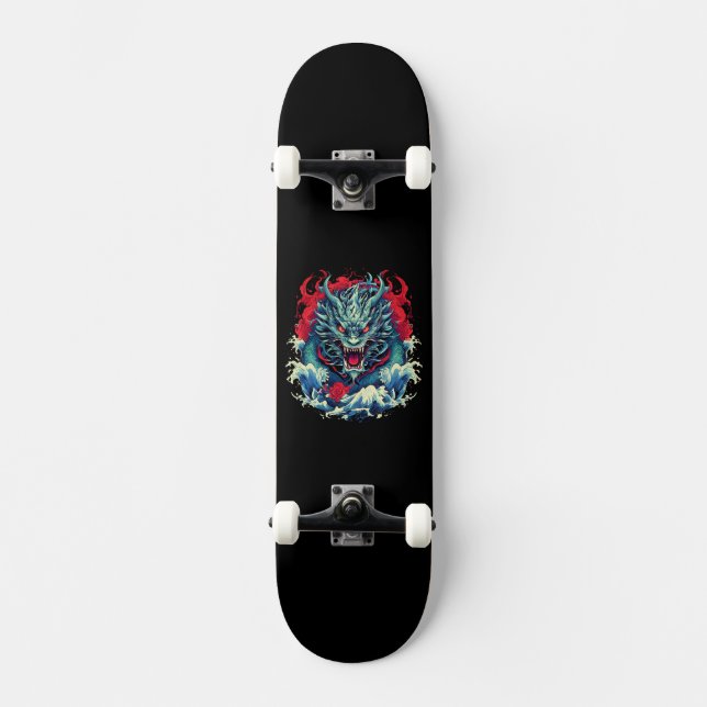 japanska mini skateboard bräda 18,5 cm (Framsida)