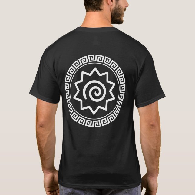 Japanska Naruto Mönster T Shirt (Baksida)