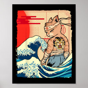 Japanska Ninja Art och Japan Karate Poster