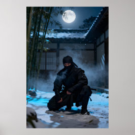 Japanska Ninja Warrior Poster