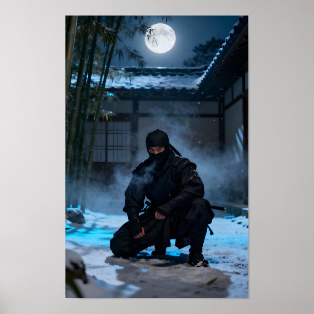 Japanska Ninja Warrior Poster (Framsidan)