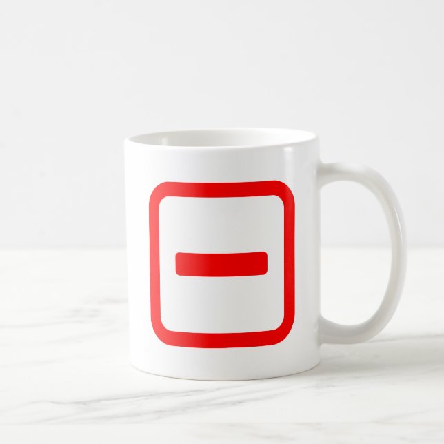 Japanska nummer ett 一 【Ichi】 Kanji Kaffemugg (Höger)